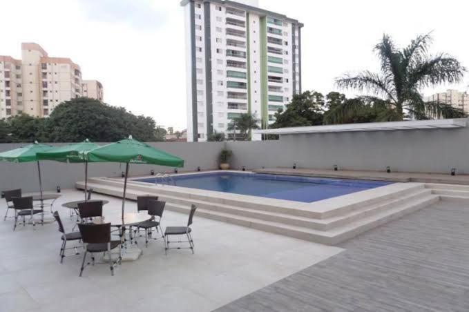 1810 - Flat Para Temporada Em Goiania-Proximo Ao Parque Areiao Dış mekan fotoğraf